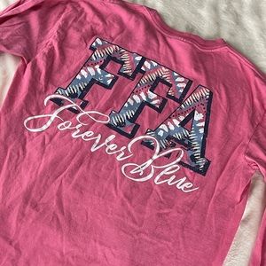 Womens size small FFA “Forever Blue” long sleeved tee